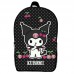 Рюкзак Хеллоу Китти Куроми детский (Gear bag mini Kuromi Hello Kitty 06) черный, 29 х 21 х 9 см