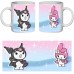 Чашка Хеллоу Китти Куроми (кружка supercup Kuromi Hello Kitty 008)