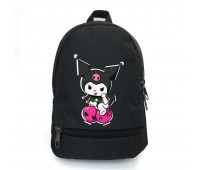 Рюкзак детский Хеллоу Китти Куроми Cappuccino Toys (Kuromi Hello Kitty 001-black) черный, размер 35 х 28 х 13 см