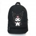 Рюкзак детский Хеллоу Китти Куроми Cappuccino Toys (Kuromi Hello Kitty 005-black) черный, размер 35 х 28 х 13 см