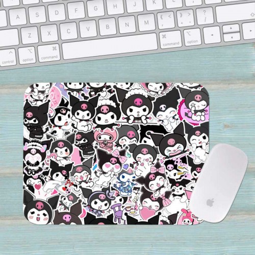 Коврик для мыши Хеллоу Китти Куроми Kuromi Hello Kitty маленький 001 (180х220х3мм) Коврик для мыши Хеллоу Китти Куроми Kuromi Hello Kitty маленький 001 (180х220х3мм)