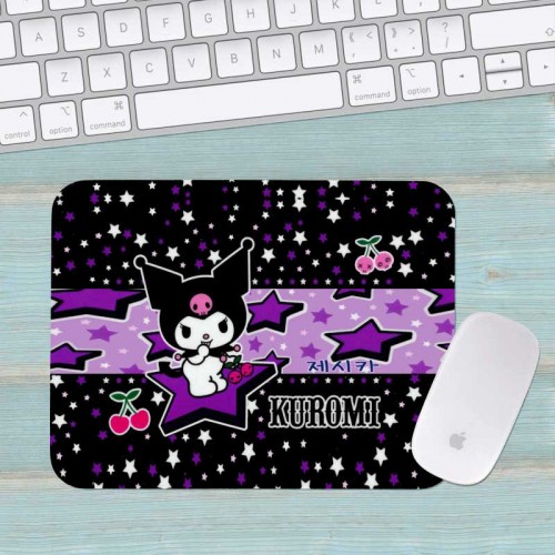 Коврик для мыши Хеллоу Китти Куроми Kuromi Hello Kitty средний 003 (290х250х3мм) Коврик для мыши Хеллоу Китти Куроми Kuromi Hello Kitty средний 003 (290х250х3мм)