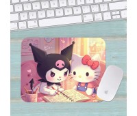 Коврик для мыши Хеллоу Китти Куроми Kuromi Hello Kitty большой 004 (400х300х3мм) Коврик для мыши Хеллоу Китти Куроми Kuromi Hello Kitty большой 004 (400х300х3мм)