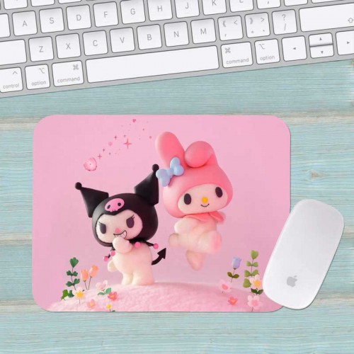 Коврик для мыши Хеллоу Китти Куроми Kuromi Hello Kitty маленький 006 (180х220х3мм) Коврик для мыши Хеллоу Китти Куроми Kuromi Hello Kitty маленький 006 (180х220х3мм)