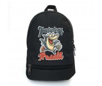 Рюкзак школьный Тралалеро Тралала Брейнрот итальянский мем (School Bag BIG brainrot mem Tralalero Tralala - 05) черный (43 х 30 х 17 см)