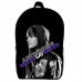 Рюкзак Джастин Бибер (School Gear bag  Justin Bieber 02) черный, 39 х 27 х 14 см
