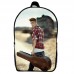 Рюкзак Джастин Бибер (School Gear bag  Justin Bieber 04) черный, 39 х 27 х 14 см