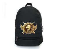 Рюкзак ПУБГ Батлграундс PUBG Battlegrounds подростковый BIG School Bag 002-XL черный (43 х 30  х 17 см)