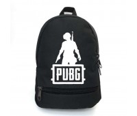 Рюкзак ПУБГ Батлграундс PUBG Battlegrounds подростковый BIG School Bag 006-XL черный (43 х 30  х 17 см)