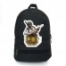 Рюкзак ПУБГ Батлграундс PUBG Battlegrounds подростковый BIG School Bag 007-XL черный (43 х 30  х 17 см)