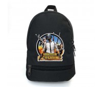 Рюкзак детский ПУБГ Батлграундс PUBG Battlegrounds Cappuccino Toys (0010-black) черный, размер 35 х 28 х 13 см
