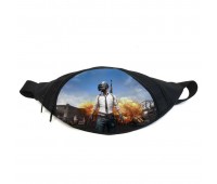 Поясная сумка Бананка ПУБГ Батлграундс (PUBG Battlegrounds GB 02) Gear Bag черная