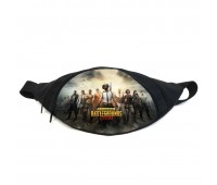 Поясная сумка Бананка ПУБГ Батлграундс (PUBG Battlegrounds GB 04) Gear Bag черная