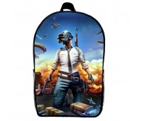 Рюкзак шкільний ПУБГ Батлграундс (School Gear bag PUBG Battleground 02) чорний, 39 х 27 х 14 см