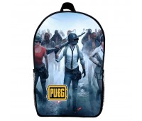Рюкзак шкільний ПУБГ Батлграундс (School Gear bag PUBG Battleground 03) чорний, 39 х 27 х 14 см