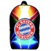 Рюкзак школьный ФК Бавария Мюнхен (School Gear bag FC Bayern Munchen 05) черный, 39 х 27 х 14 см