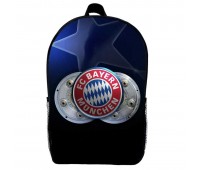 Рюкзак шкільний ФК Баварія Мюнхен (School Gear bag FC Bayern Munchen 02) чорний, 39 х 27 х 14 см