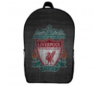 Рюкзак шкільний ФК Ліверпуль (School Gear bag FC Liverpool 01) чорний, 39 х 27 х 14 см