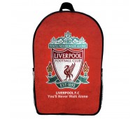 Рюкзак шкільний ФК Ліверпуль (School Gear bag FC Liverpool 05) чорний, 39 х 27 х 14 см