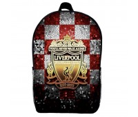 Рюкзак шкільний ФК Ліверпуль (School Gear bag FC Liverpool 06) чорний, 39 х 27 х 14 см