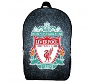Рюкзак шкільний ФК Ліверпуль (School Gear bag FC Liverpool 08) чорний, 39 х 27 х 14 см