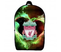 Рюкзак шкільний ФК Ліверпуль (School Gear bag FC Liverpool 09) чорний, 39 х 27 х 14 см