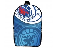 Рюкзак шкільний ФК Рейнджерс (School Gear bag FC Rangers  01) чорний, 39 х 27 х 14 см