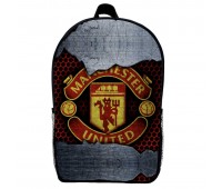 Рюкзак шкільний ФК Манчестер Юнайтед (School Gear bag FC Manchester United 03) чорний, 39 х 27 х 14 см