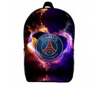 Рюкзак шкільний ФК Парі Сен-Жермен (School Gear bag FC Paris Saint-Germain 03) чорний, 39 х 27 х 14 см