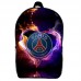 Рюкзак школьный ФК Пари Сен-Жермен (School Gear bag FC Paris Saint-Germain 03) черный, 39 х 27 х 14 см
