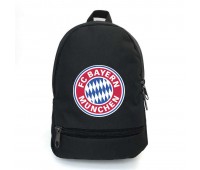 Рюкзак школьный ФК Бавария Мюнхен (School Bag BIG FC Bayern Munchen - 02) черный (43 х 30 х 17 см)