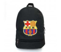 Рюкзак школьный ФК Барселона (School Bag BIG FC Barcelona - 03) черный (43 х 30 х 17 см)
