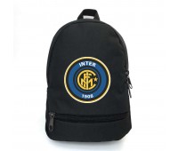 Рюкзак школьный ФК Интер Милан (School Bag BIG FC Internazionale Milano - 04) черный (43 х 30 х 17 см)
