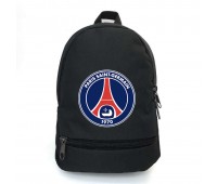 Рюкзак школьный ФК Пари Сен-Жермен (School Bag BIG FC Paris Saint-Germain - 08) черный (43 х 30 х 17 см)