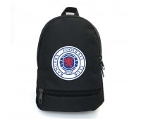 Рюкзак школьный ФК Рейнджерс (School Bag BIG FC Rangers - 09) черный (43 х 30 х 17 см)