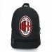 Рюкзак школьный ФК Милан (School Bag BIG FC Milan - 011) черный (43 х 30 х 17 см)