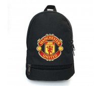 Рюкзак школьный ФК Манчестер Юнайтед (School Bag BIG FC Manchester United - 07) черный (43 х 30 х 17 см)