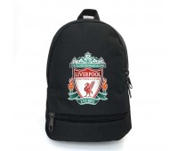 Рюкзак детский ФК Ливерпуль Cappuccino Toys (FC Liverpool 005-black) черный, размер 35 х 28 х 13 см