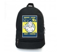 Рюкзак детский Фоллаут Cappuccino Toys (Fallout 0010-black) черный, размер 35 х 28 х 13 см