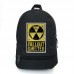Рюкзак школьный Фоллаут (School Bag BIG Fallout - 07) черный (43 х 30 х 17 см)