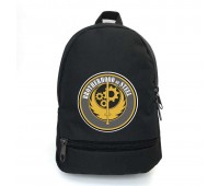 Рюкзак школьный Фоллаут (School Bag BIG Fallout - 014) черный (43 х 30 х 17 см)