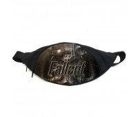 Поясная сумка бананка Фоллаут (GB - Fallout 02) Gear Bag черная