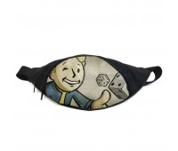 Поясная сумка бананка Фоллаут (GB - Fallout 010) Gear Bag черная