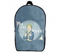 Рюкзак шкільний Фоллаут (School Gear bag Fallout 08) чорний, 39 х 27 х 14 см