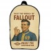 Рюкзак шкільний Фоллаут (School Gear bag Fallout 09) чорний, 39 х 27 х 14 см
