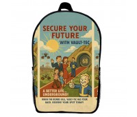 Рюкзак шкільний Фоллаут (School Gear bag Fallout 011) чорний, 39 х 27 х 14 см