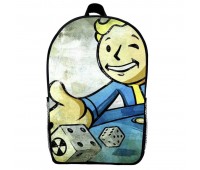 Рюкзак шкільний Фоллаут (School Gear bag Fallout 013) чорний, 39 х 27 х 14 см