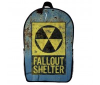 Рюкзак шкільний Фоллаут (School Gear bag Fallout 014) чорний, 39 х 27 х 14 см
