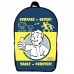 Рюкзак шкільний Фоллаут (School Gear bag Fallout 017) чорний, 39 х 27 х 14 см