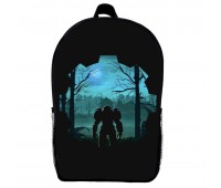 Рюкзак шкільний Фоллаут (School Gear bag Fallout 018) чорний, 39 х 27 х 14 см